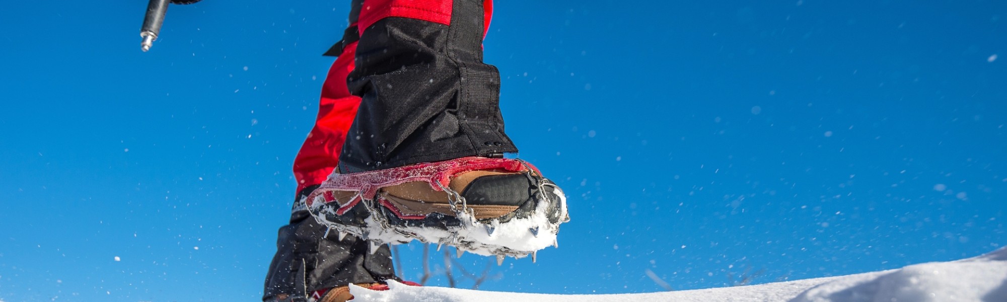 In Trentino with snowshoes